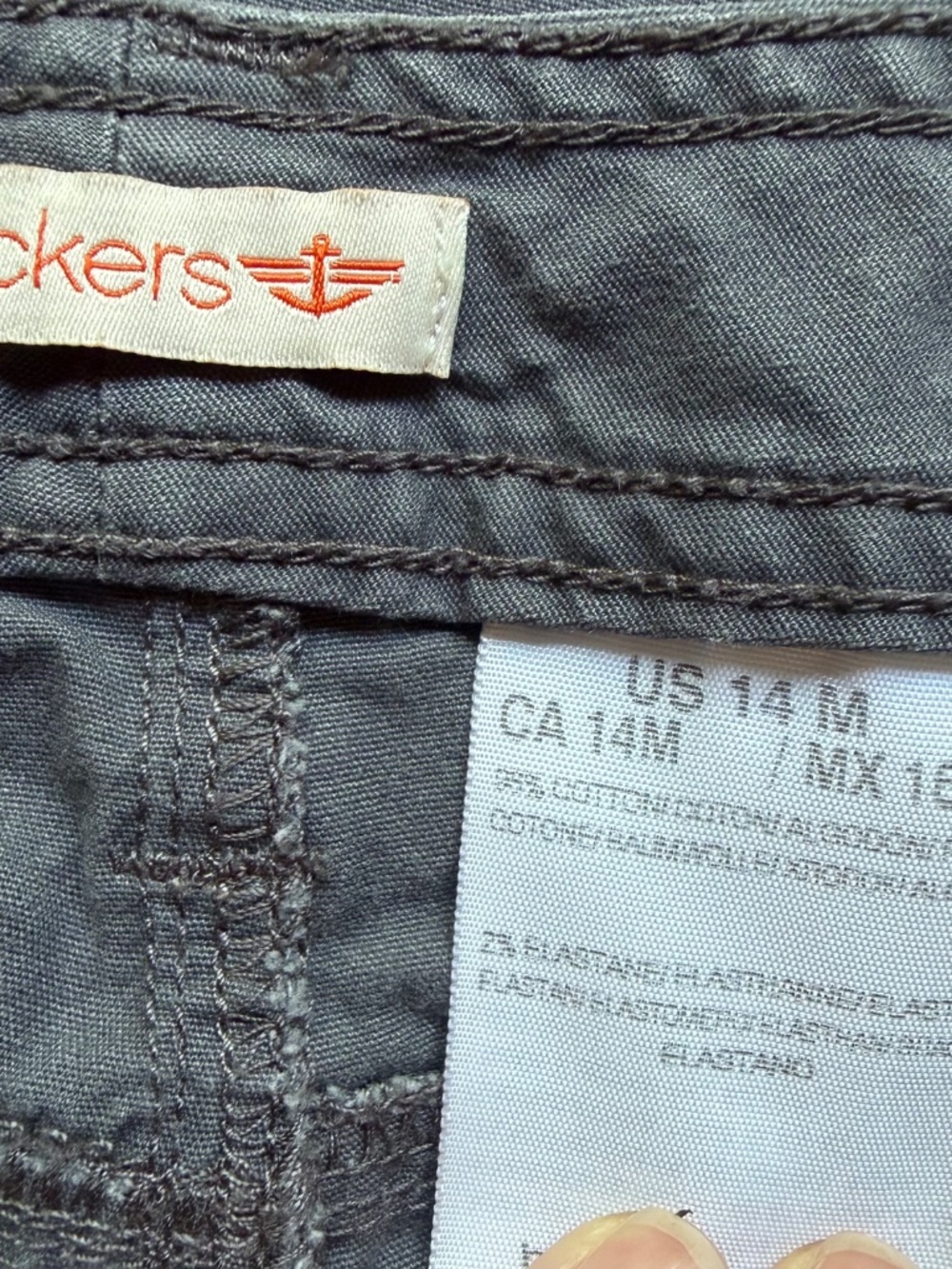 Women’s Eddie Bauer and Dockers Pants Brown Blue Sz 14 Bundle - Picture 7 of 8